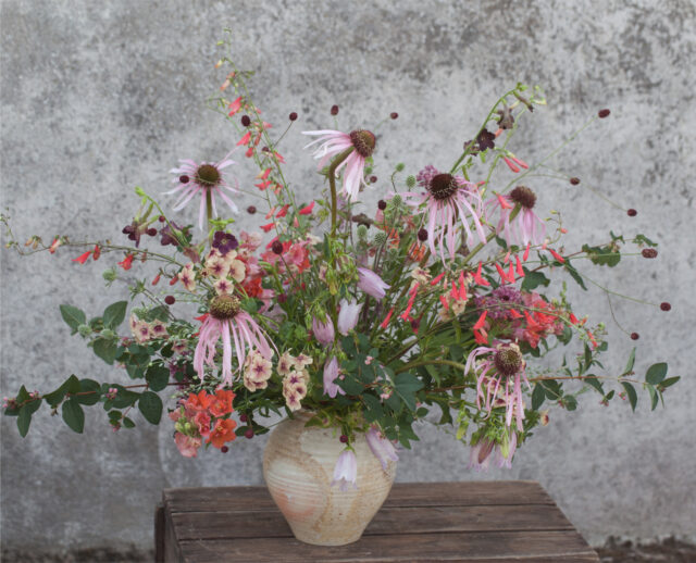 Flower Bowl Flower Arrangement - Elderberry Floral